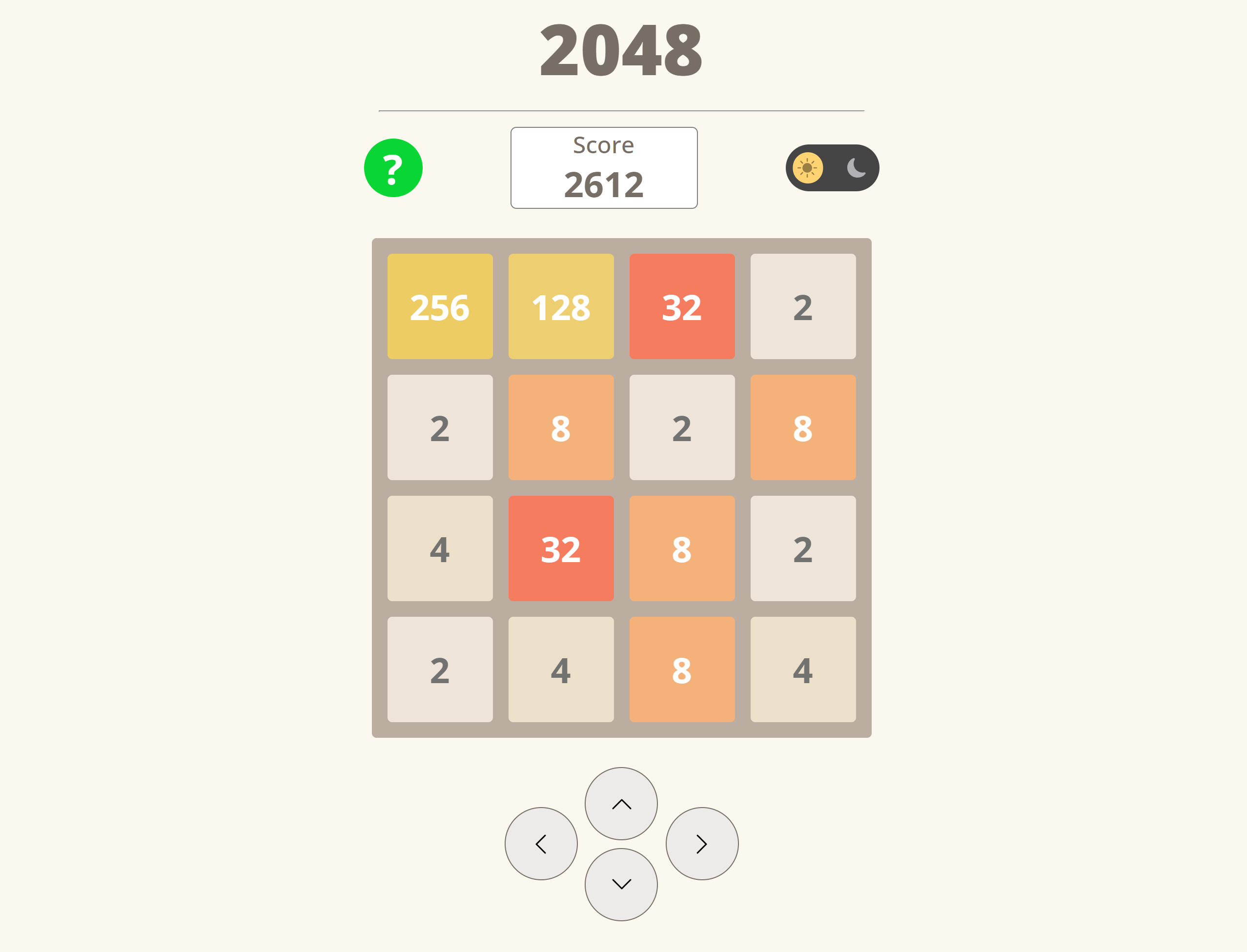 2048 Game